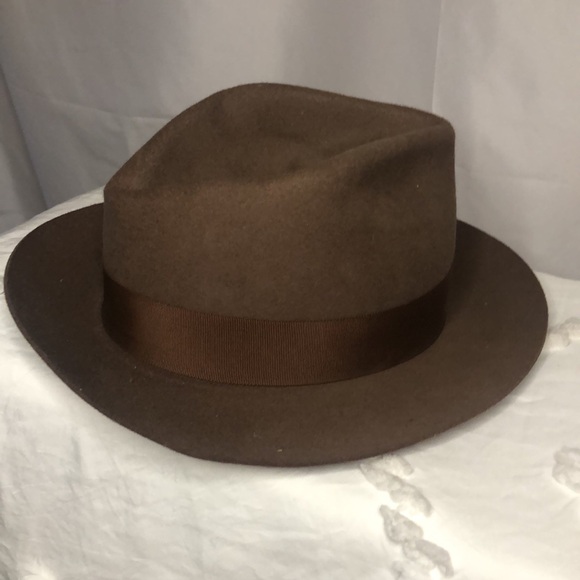 KATHY JEANNE Vintage brown felt hat. Size Medium. - Picture 5 of 10